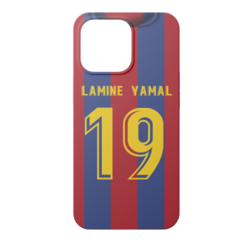 Funda de Gel Personalizada de Camiseta de Fútbol del Barcelona con Nombre y Número