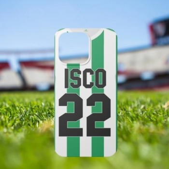 Funda de Gel Personalizada de Camiseta de Fútbol del Betis con Nombre y Número