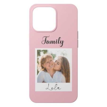 Funda de Gel Personalizada de Familia con Nombre