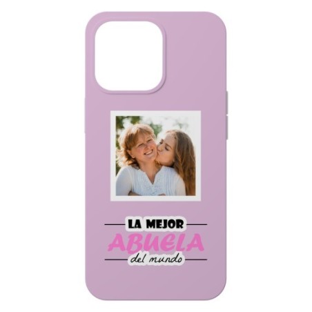 Funda de Gel Personalizada "LA MEJOR ABUELA"