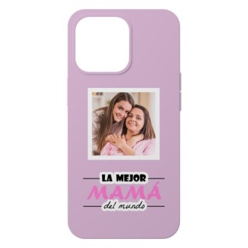 Funda de Gel Personalizada "LA MEJOR MAMA"