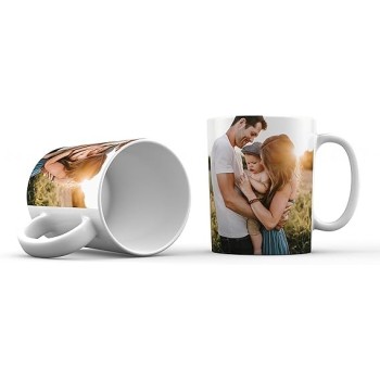 Taza de Cerámica Personalizada con Foto y Texto