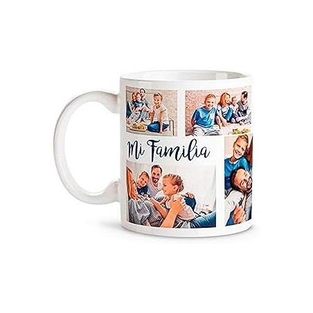 Taza de Cerámica Personalizada con Foto y Texto