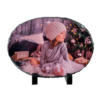 Marco Piedra Elipse de 20x13 Personalizado con Foto