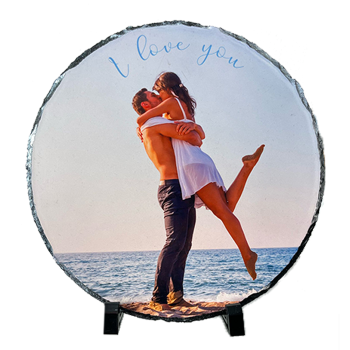 Marco Piedra Circular de 25x25 Personalizado con Foto