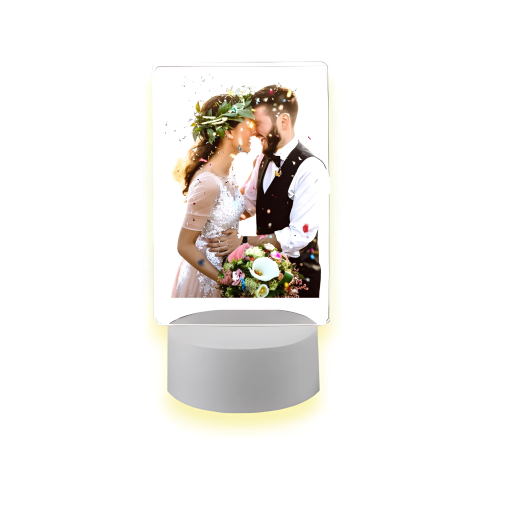 Lámpara con Base LED Personalizada con Foto