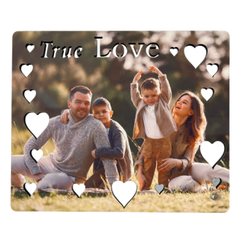 Marco Madera "True Love" de 24x20 Personalizado con Foto