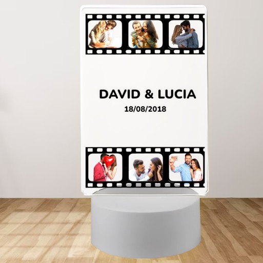 Lámpara con Base LED Personalizada con Foto