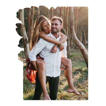 Marco Madera con Hojas de 15x20 Personalizado con Foto