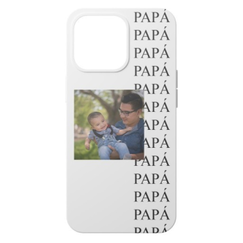 Funda de Gel Personalizada "PAPÁ" con Foto