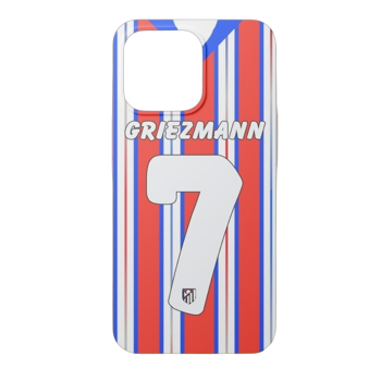 Funda de Gel Personalizada del Atl. Madrid con Nombre y Número