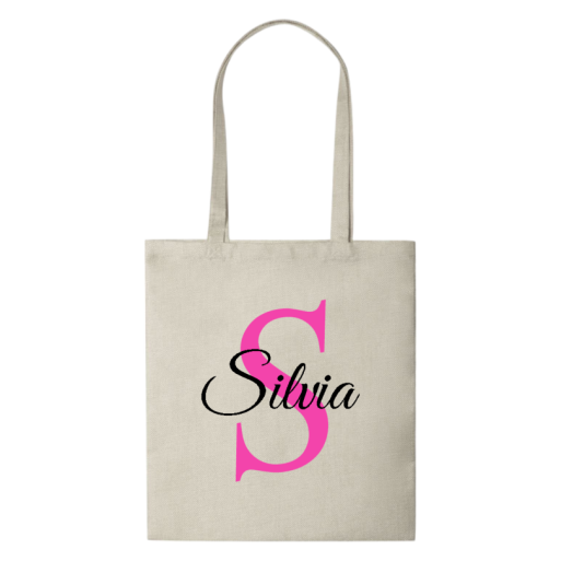 Tote Bag Multiusos con Asas Largas  Personalizada con Nombre