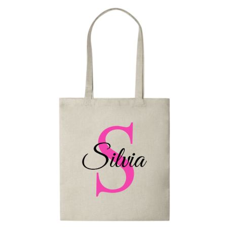 Tote Bag Multiusos con Asas Largas  Personalizada con Nombre
