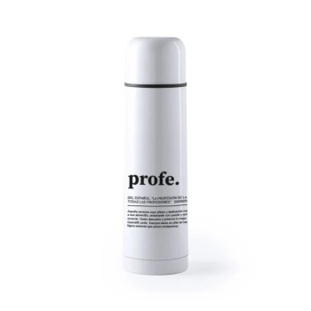 Termo Acero Inoxidable 500ml Personalizado Profe con Definición