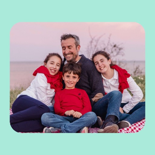 Alfombrilla Rectangular de 22x18 Personalizada con Foto