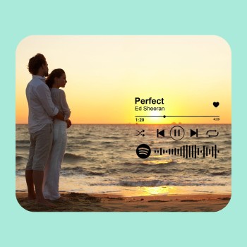 Alfombrilla Rectangular Completa de 22x10 Personalizada con Foto "Spotify"