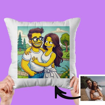 Cojín de 40x40 con Relleno Personalizado con Foto