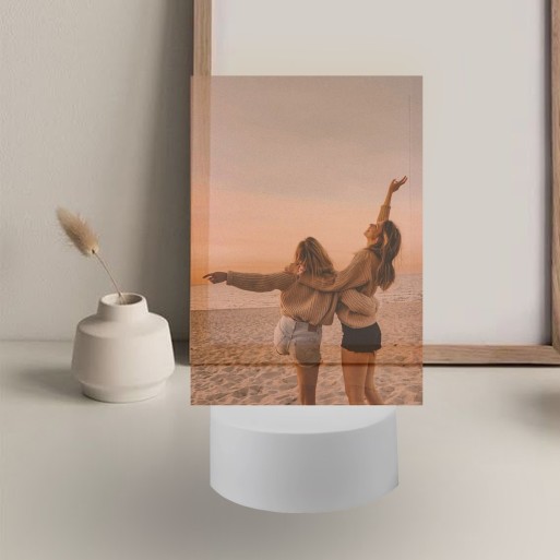 Lámpara con Base LED Personalizada con Foto