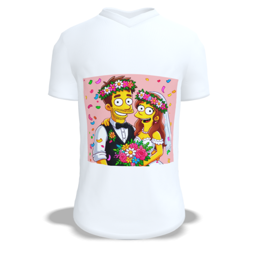 Camiseta Personalizada con Foto "Simpsons"