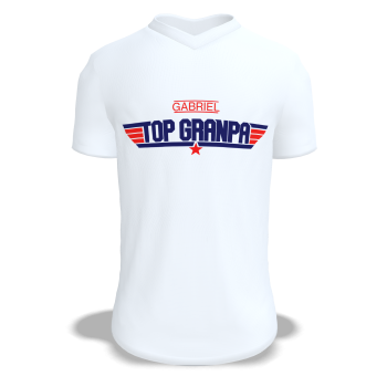 Camiseta Personalizada con Nombre "Top Grandpa"