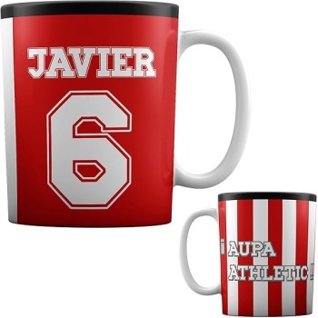 Taza de Cerámica Personalizada del AT Bilbao con Nombre y Número