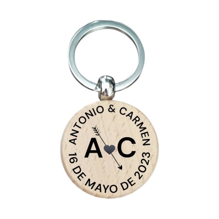 Pack de 10 llaveros redondos Personalizados