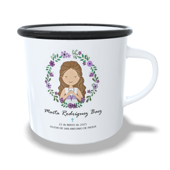 Taza con Dibujo de Comunión Personalizable