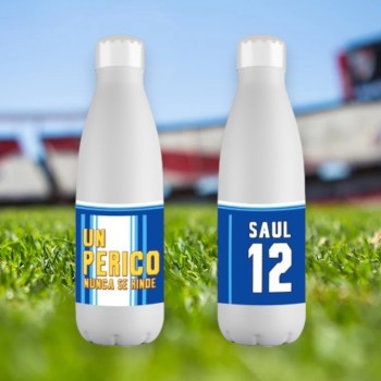 Botella Acero Inoxidable 700ml Personalizada del Español con Nombre y Número