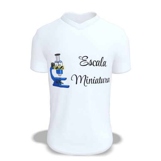 Camiseta Negra Personalizada "Escala Miniatura"
